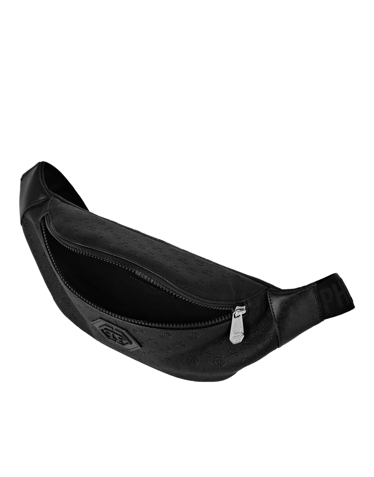 Philipp Plein｜Canvas/Leather Fanny Bag Monogram 腰包