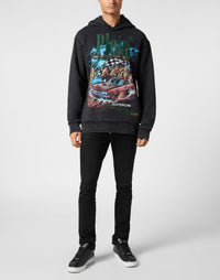 Philipp Plein｜Hoodie Sweatshirt LS Racing Club 男款帽T