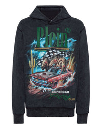 PHILIPP PLEIN Hoodie Sweatshirt LS Racing Club