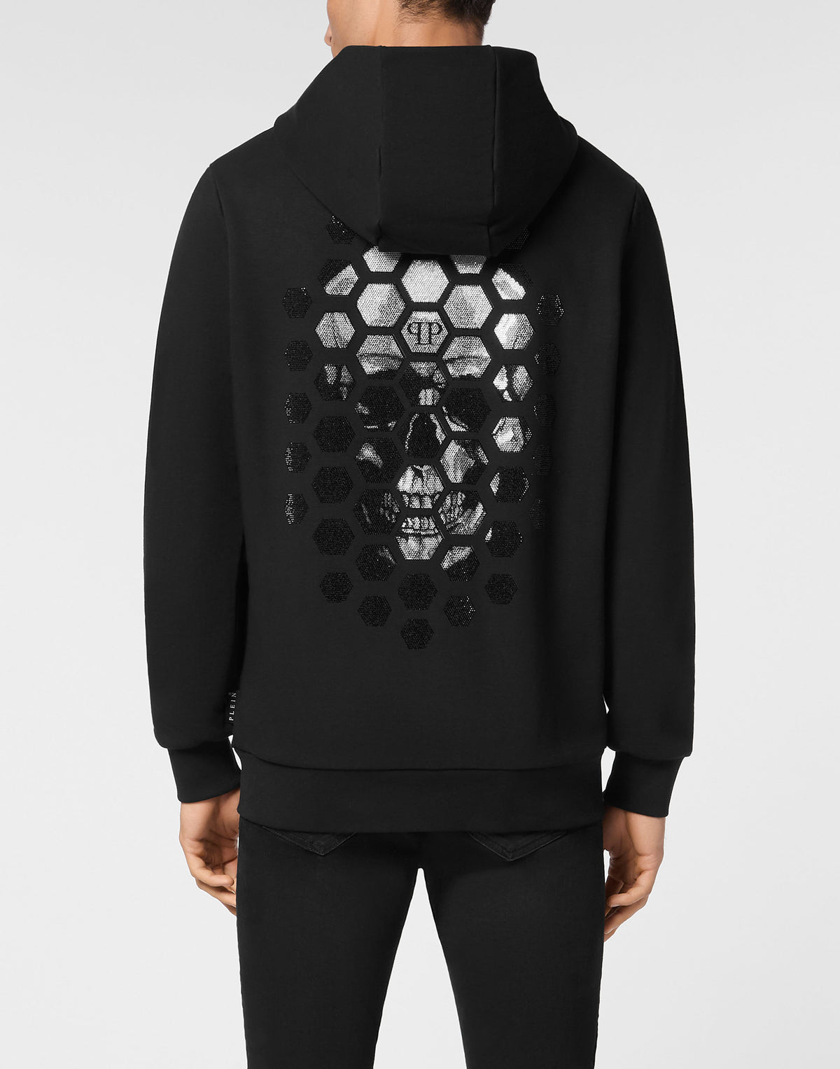 Philipp Plein｜Hoodie Sweatjacket LS Strass Skull 男款連帽外套