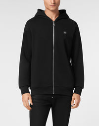 Philipp Plein｜Hoodie Sweatjacket LS Strass Skull 男款連帽外套