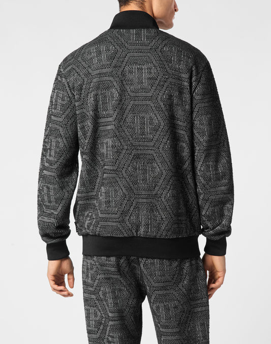 Jacquard Jogging Jacket LS Monogram