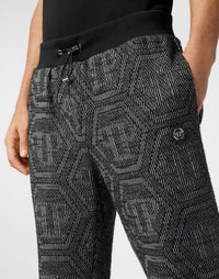Philipp Plein｜Jacquard Jogging Pants Monogram 男款長褲