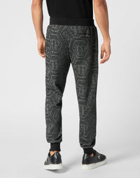 Philipp Plein｜Jacquard Jogging Pants Monogram 男款長褲
