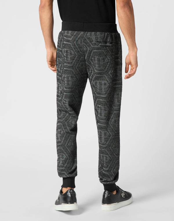 Philipp Plein｜Jacquard Jogging Pants Monogram 男款長褲