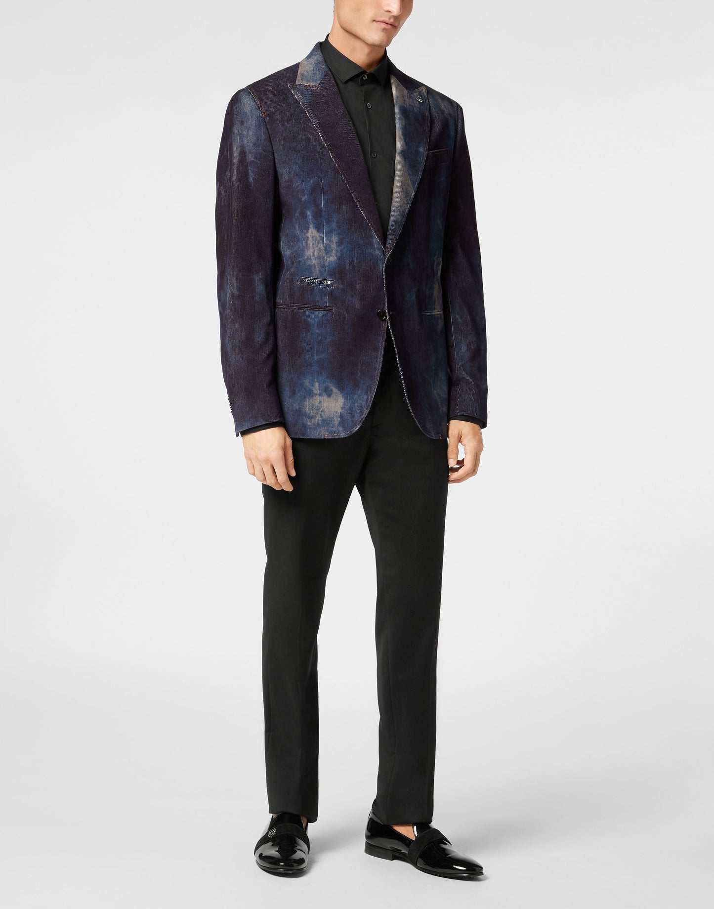 Bleached Velvet Blazer Gigolò Fit