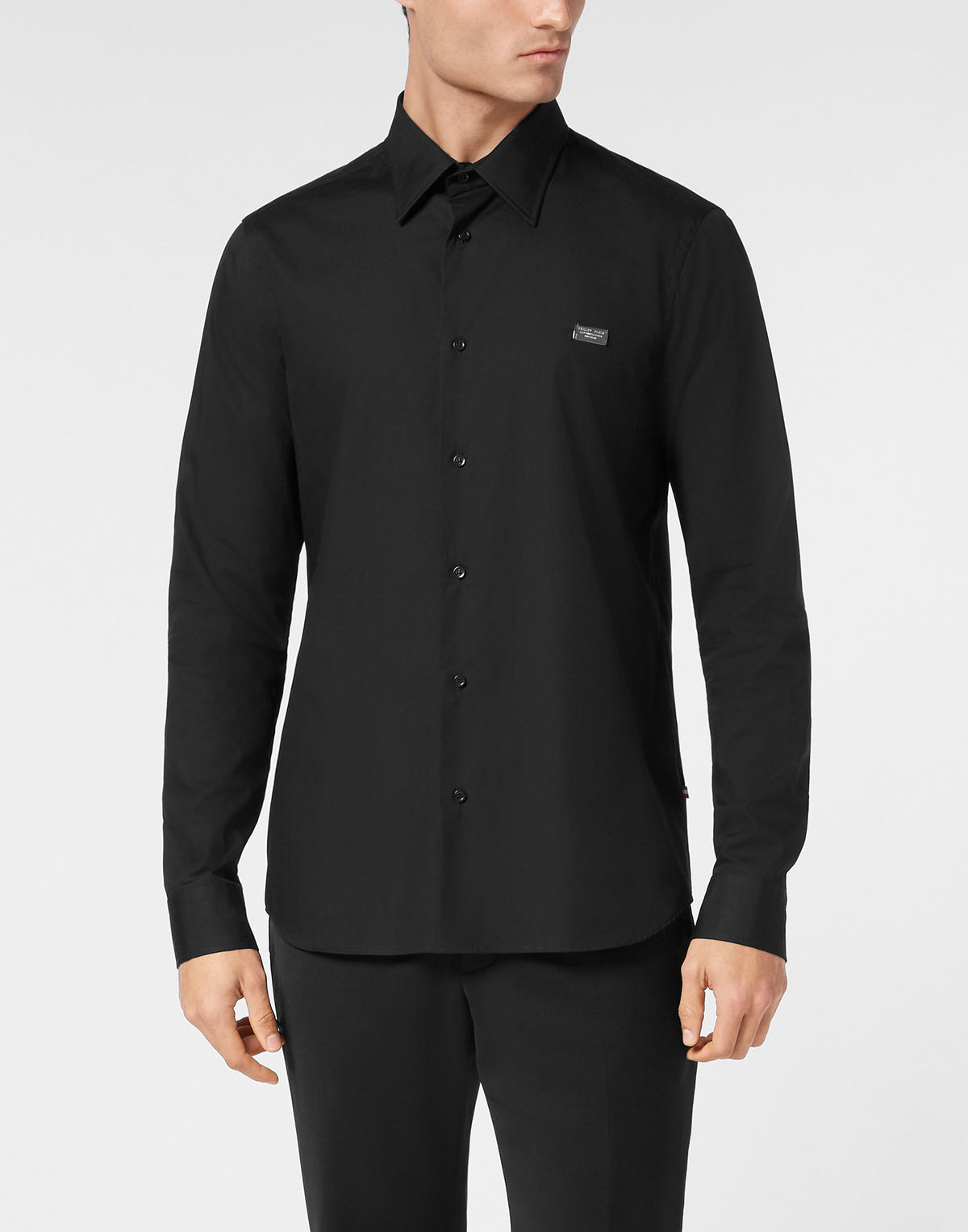 Philipp Plein｜Shirt Sugar Daddy Cut LS Strass Skull 男款襯衫
