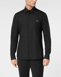 Philipp Plein｜Shirt Sugar Daddy Cut LS Strass Skull 男款襯衫
