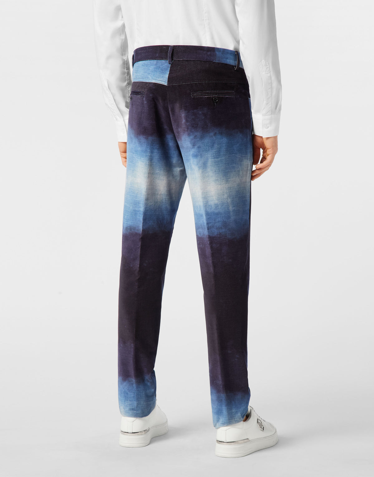 Philipp Plein｜Bleached Velvet Urban Fit Chinos 男款長褲