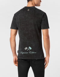Philipp Plein｜Jersey T-shirt Round Neck SS Racing Club 男款T恤