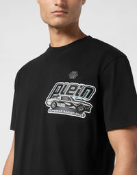 Philipp Plein｜Jersey T-shirt Round Neck SS Cars Racing 男款T恤