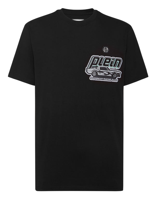 PHILIPP PLEIN Jersey T-shirt Round Neck SS Cars Racing