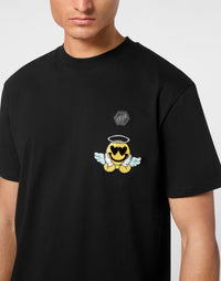 Philipp Plein｜Jersey T-shirt Round Neck SS Smile 男款T恤