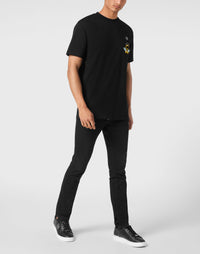 Philipp Plein｜Jersey T-shirt Round Neck SS Smile 男款T恤