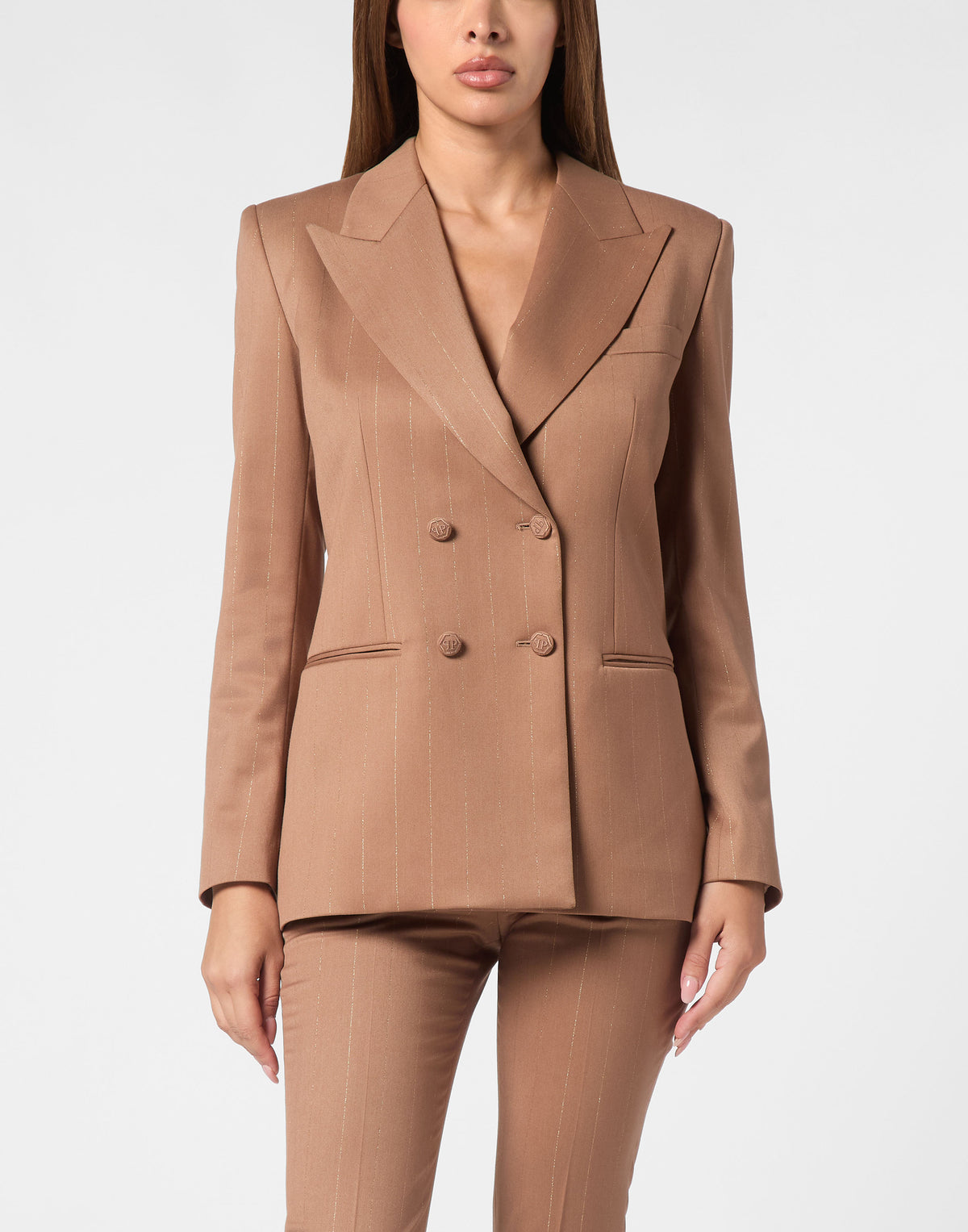Philipp Plein｜Gold Fit Blazer LS 女款西裝外套