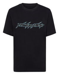 PHILIPP PLEIN Jersey T-Shirt Man Fit Round Neck SS Logo
