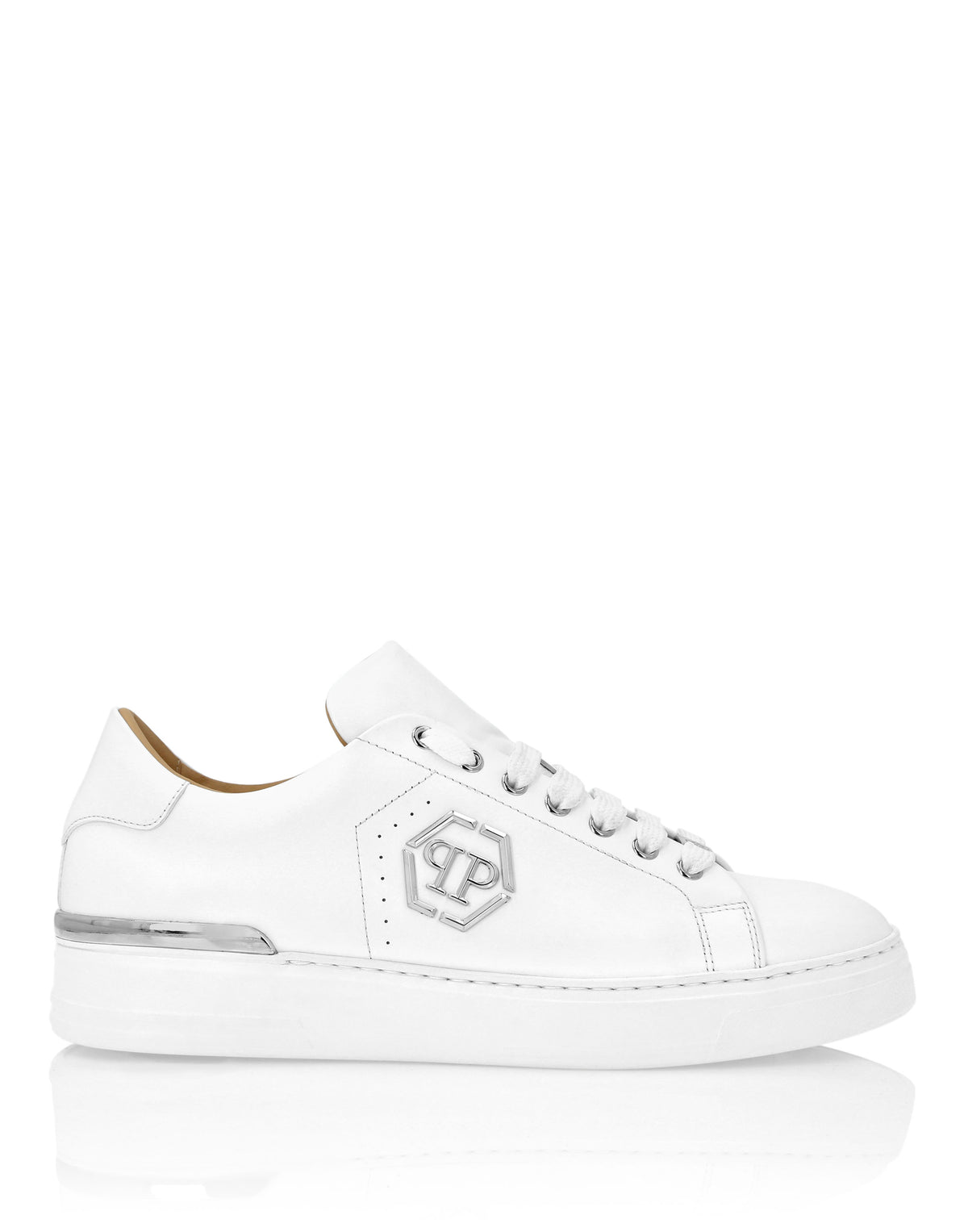 Philipp Plein｜Nappa Leather Lo-Top Sneakers Hexagon 男款運動鞋