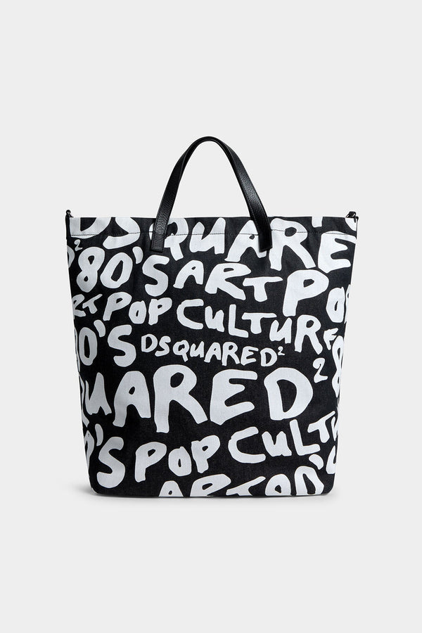 DSQUARED2 D2 POP 80'S SHOPPING BAG