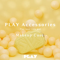 CIPU 澎澎好妝包 淺黃色－品牌宣傳形象圖，PLAY Accessories Makeup Case