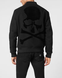 Wool Bomber Skull &amp; Bones