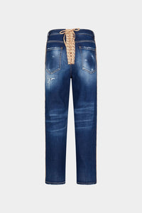 DSQUARED2｜MEDIUM RIPPED KNEE WASH BOSTON JEANS 女款牛仔褲