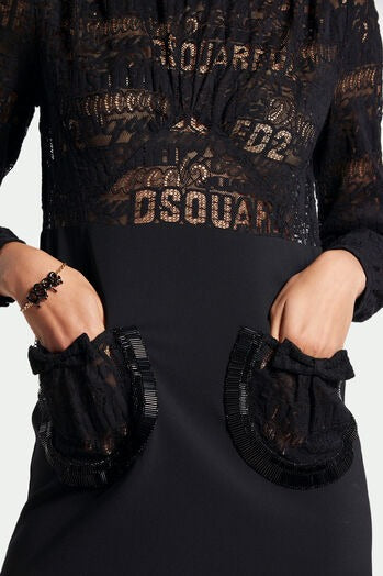 DSQUARED2｜Dsquared2 Lacey Mini Dress 女款連身裙