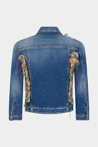 DSQUARED2｜MEDIUM SPOTS WASH JEANS JACKET 女款牛仔外套