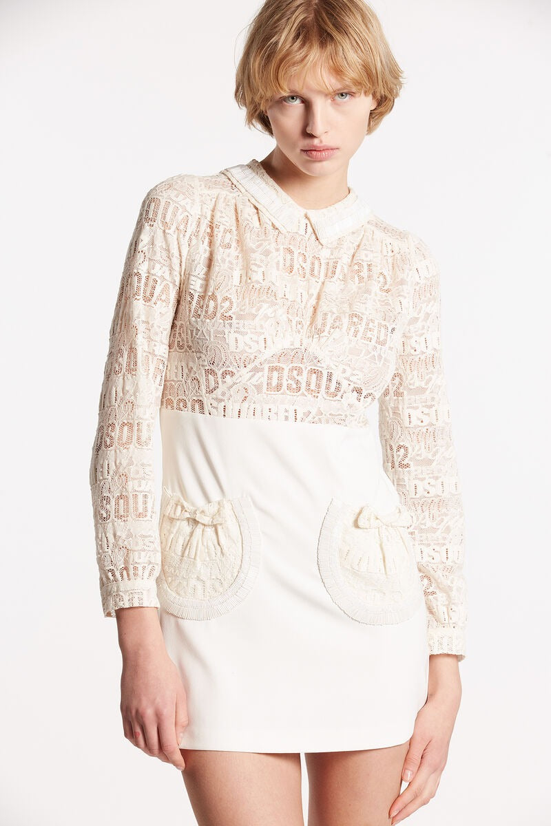DSQUARED2｜Dsquared2 Lacey Mini Dress 女款連身裙
