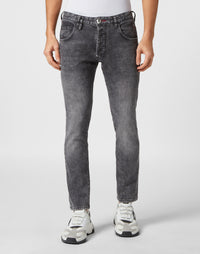 Philipp Plein｜Skinny Trousers Skull 男款長褲