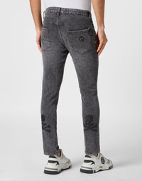 Philipp Plein｜Skinny Trousers Skull 男款長褲