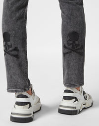 Philipp Plein｜Skinny Trousers Skull 男款長褲