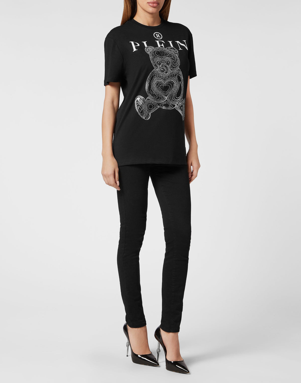 Philipp Plein｜T-Shirt Man Fit Teddy Bear 女款T恤