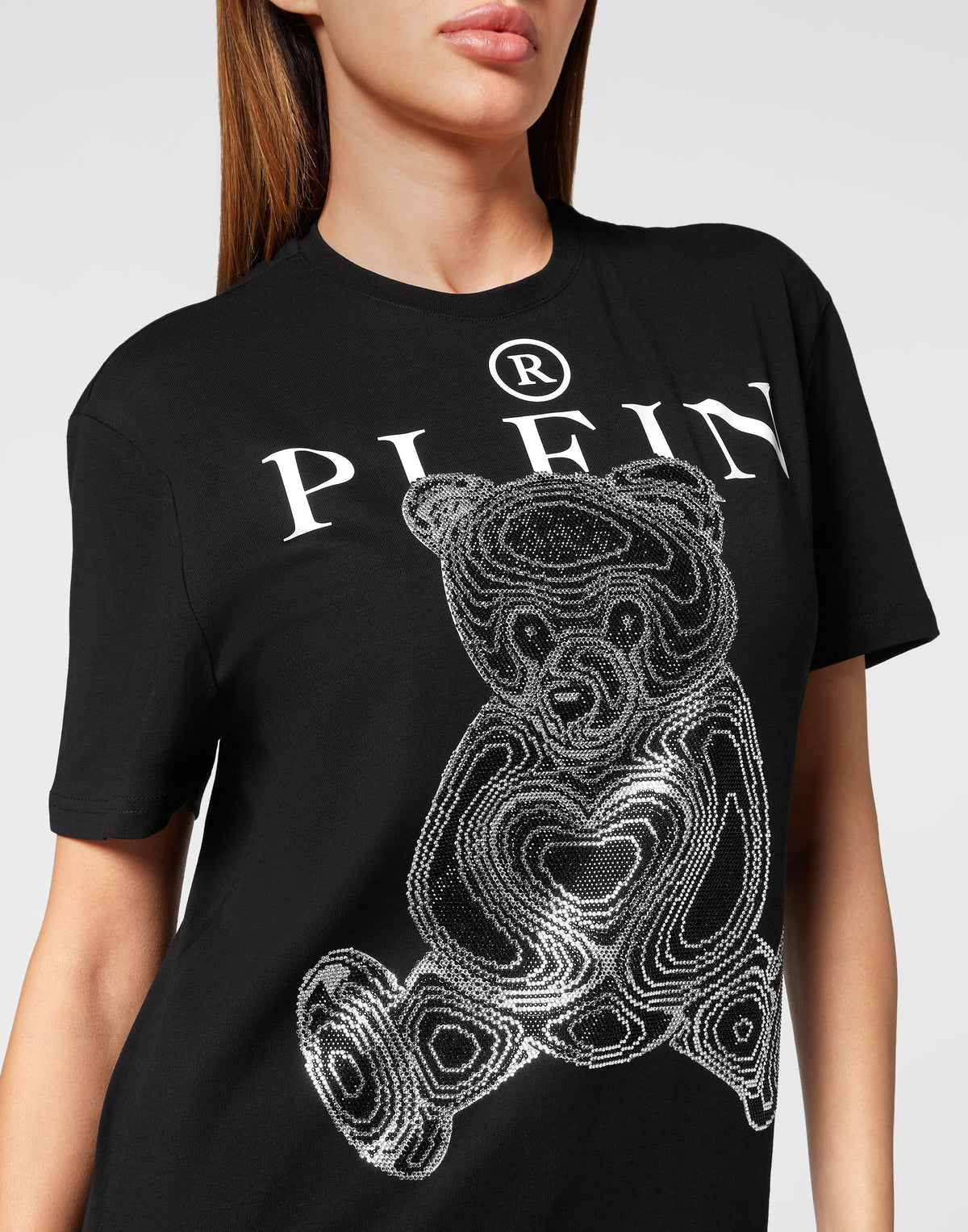 Philipp Plein｜T-Shirt Man Fit Teddy Bear 女款T恤