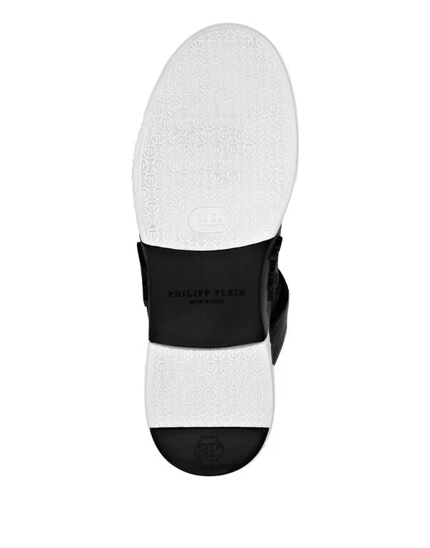 Philipp Plein｜Nappa Leather Mid-Top Sneakers Gothic Plein 男款運動鞋